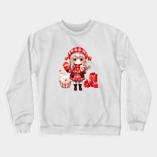 Christmas With Your Favorite Anime Crewneck Sweatshirt